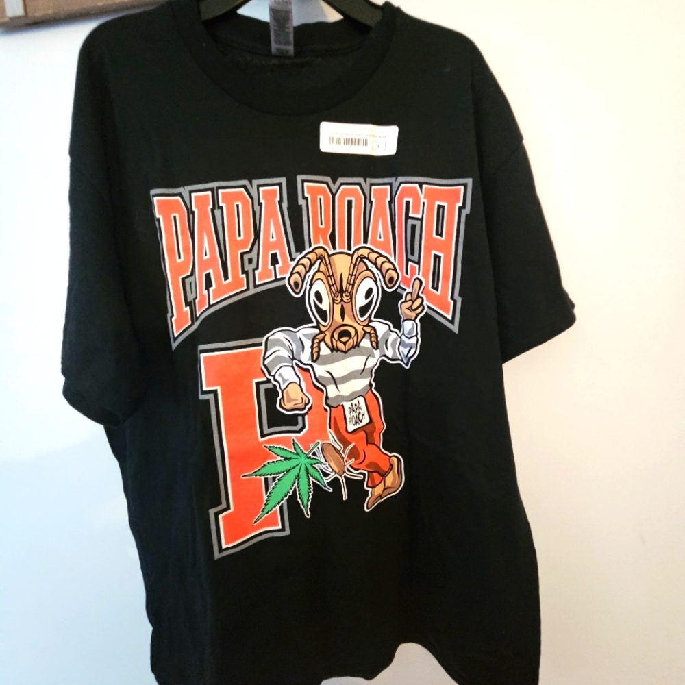 Papa Roach Infest INKcarceration Band TShirt Size L NWT